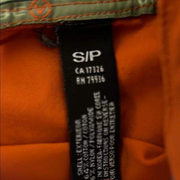 Woman’s Orange Light Weight Jacket - Picture 2 of 3